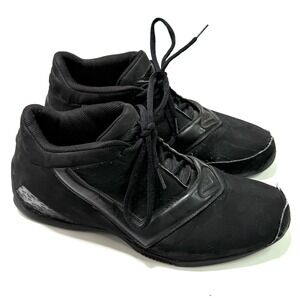 RARE Pony Mids All-Black‎ Leather Sneakers Men's Size 11  EUR 44 Quix MB010BAB